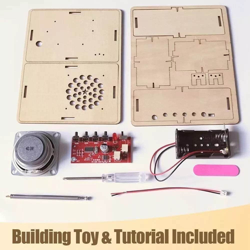 STEM Radio Kit for Kids 6-14 | DIY Electronics, Science & Circuit Project 🎁