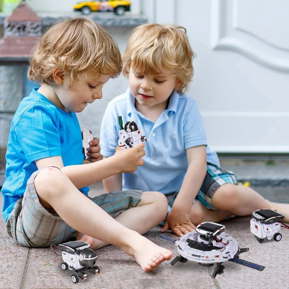 Solar Robot Toys for Kids, STEM Projects 6-In-1 Science Kits DIY Educational Building Toys, Christmas Birthday Gifts for 8+Year