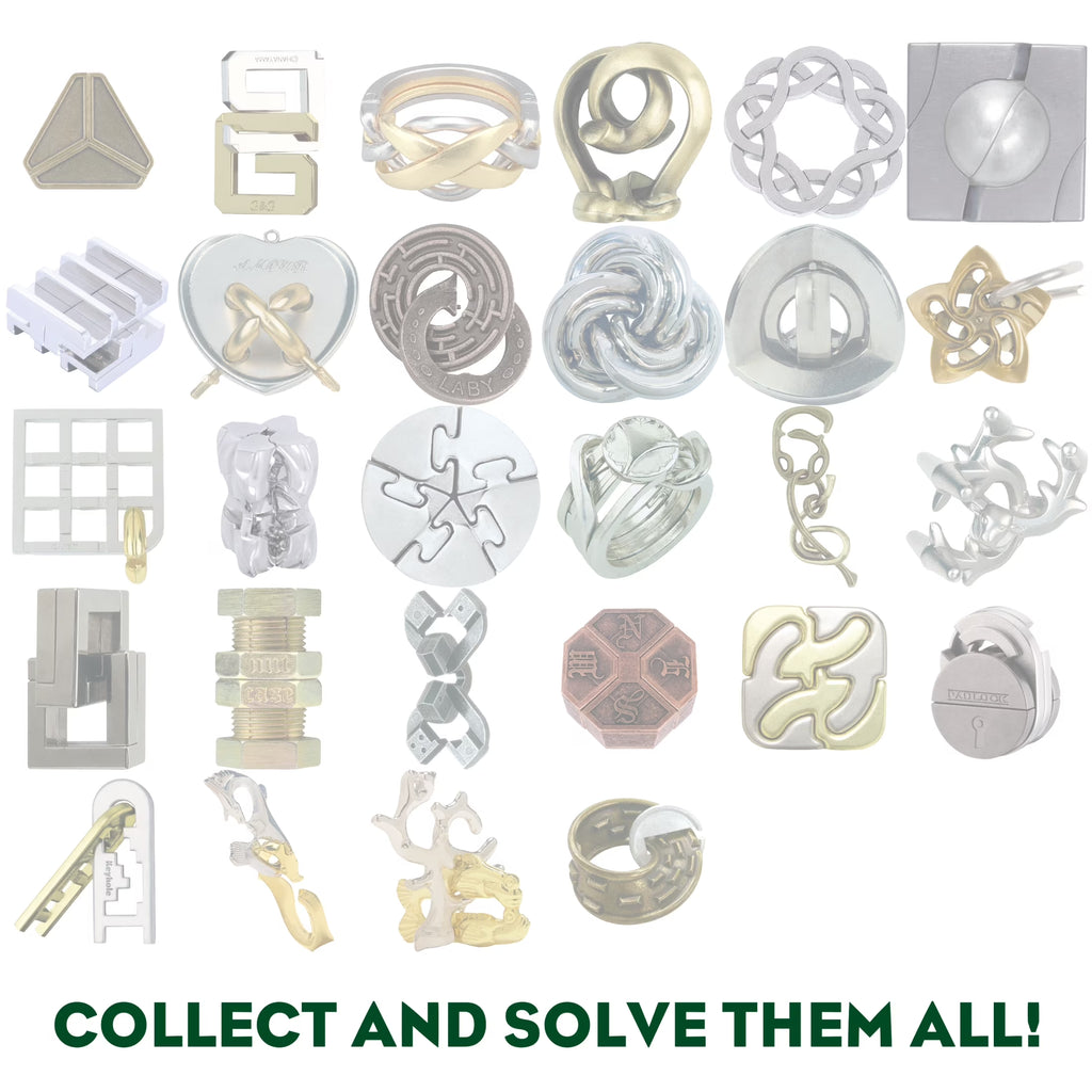 Bepuzzled | Coaster  Cast Metal Brainteaser Puzzle Mensa Rated Level 4, for Ages 12 and Up