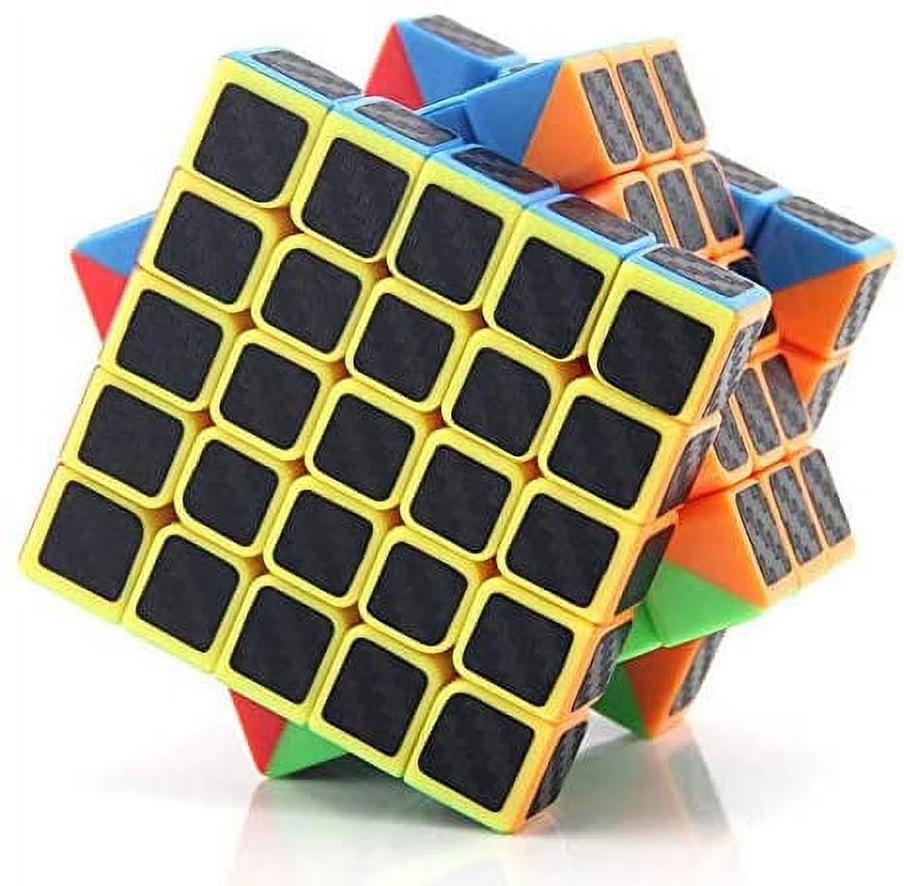Tiomc Magic Cube 5X5 Stickerless Puzzle Toy, Fun Brain Teaser for Kids & Adults, Boosts Focus, Hand-Eye Coordination & Memory, Smooth Fast-Spinning Educational Game