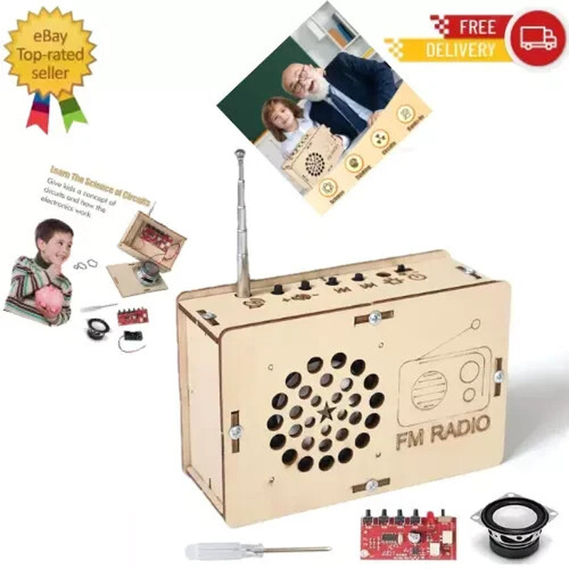 STEM Radio Kit for Kids 6-14 | DIY Electronics, Science & Circuit Project 🎁