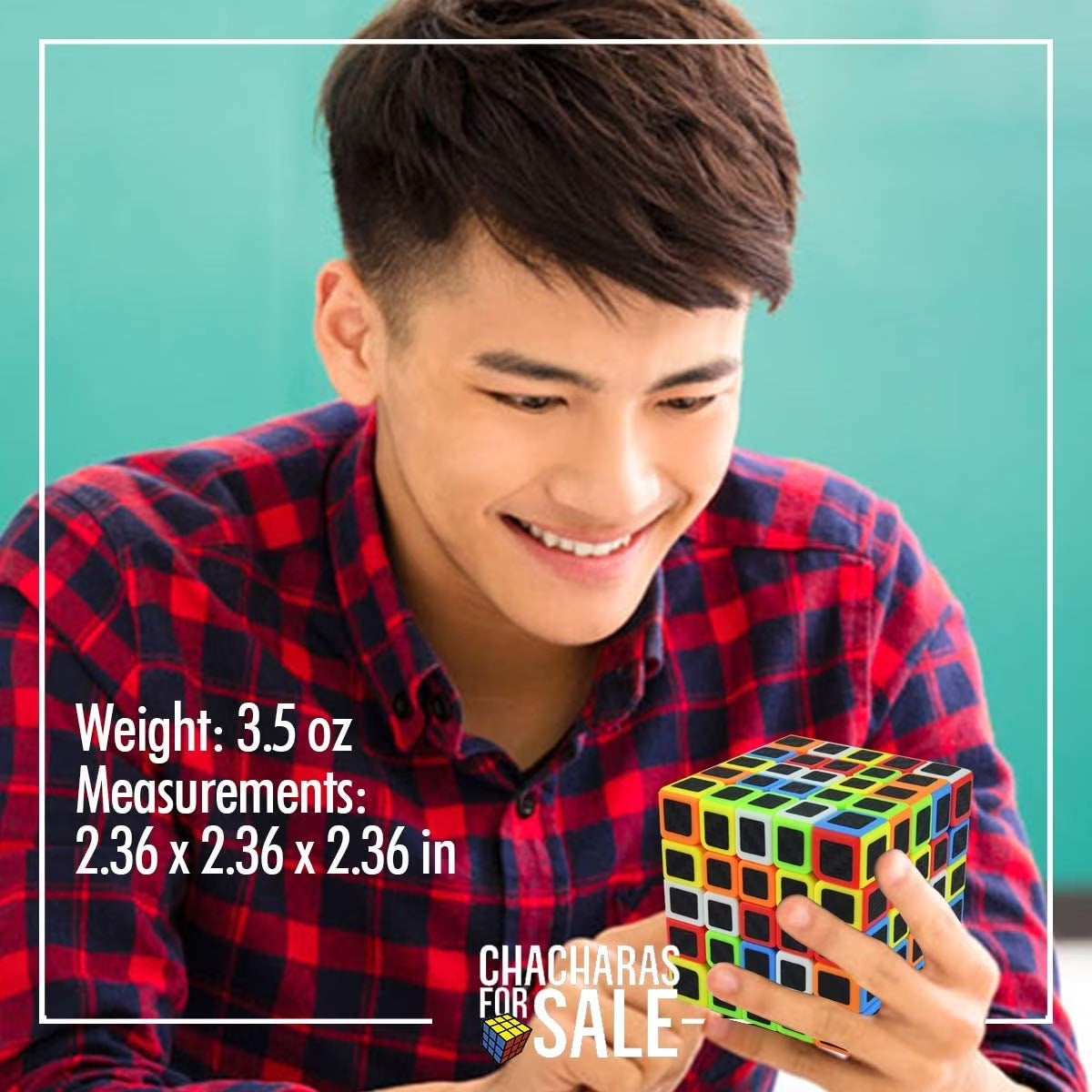 Tiomc Magic Cube 5X5 Stickerless Puzzle Toy, Fun Brain Teaser for Kids & Adults, Boosts Focus, Hand-Eye Coordination & Memory, Smooth Fast-Spinning Educational Game