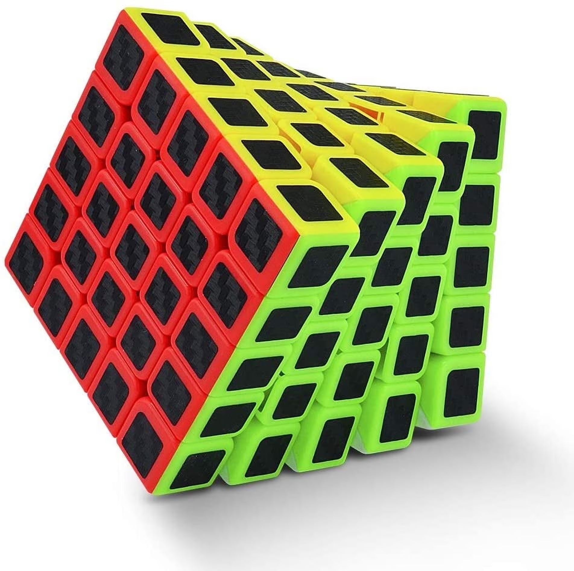 Tiomc Magic Cube 5X5 Stickerless Puzzle Toy, Fun Brain Teaser for Kids & Adults, Boosts Focus, Hand-Eye Coordination & Memory, Smooth Fast-Spinning Educational Game