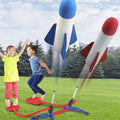 Kids Air Powered Rocket Launcher Toy Outdoor Foot Pump Soaring Rocket - NEW*