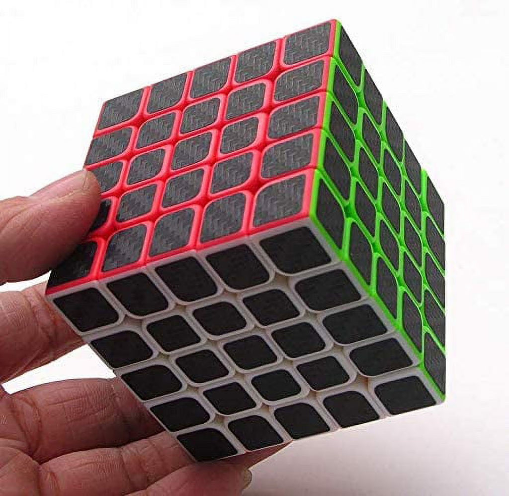 Tiomc Magic Cube 5X5 Stickerless Puzzle Toy, Fun Brain Teaser for Kids & Adults, Boosts Focus, Hand-Eye Coordination & Memory, Smooth Fast-Spinning Educational Game