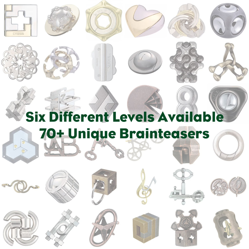 Bepuzzled | Coaster  Cast Metal Brainteaser Puzzle Mensa Rated Level 4, for Ages 12 and Up