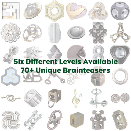 Bepuzzled | Coaster  Cast Metal Brainteaser Puzzle Mensa Rated Level 4, for Ages 12 and Up
