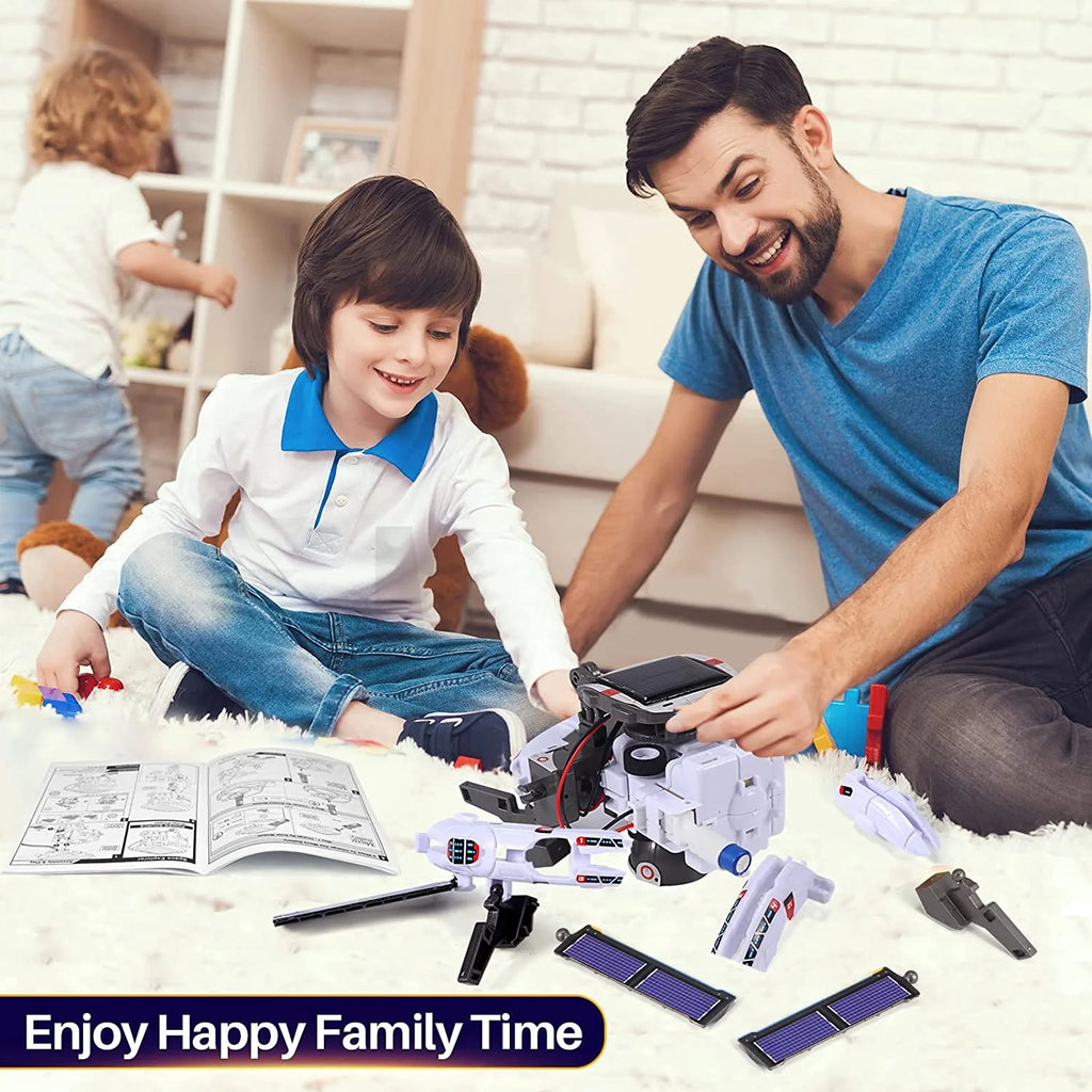 Solar Robot Toys for Kids, STEM Projects 6-In-1 Science Kits DIY Educational Building Toys, Christmas Birthday Gifts for 8+Year
