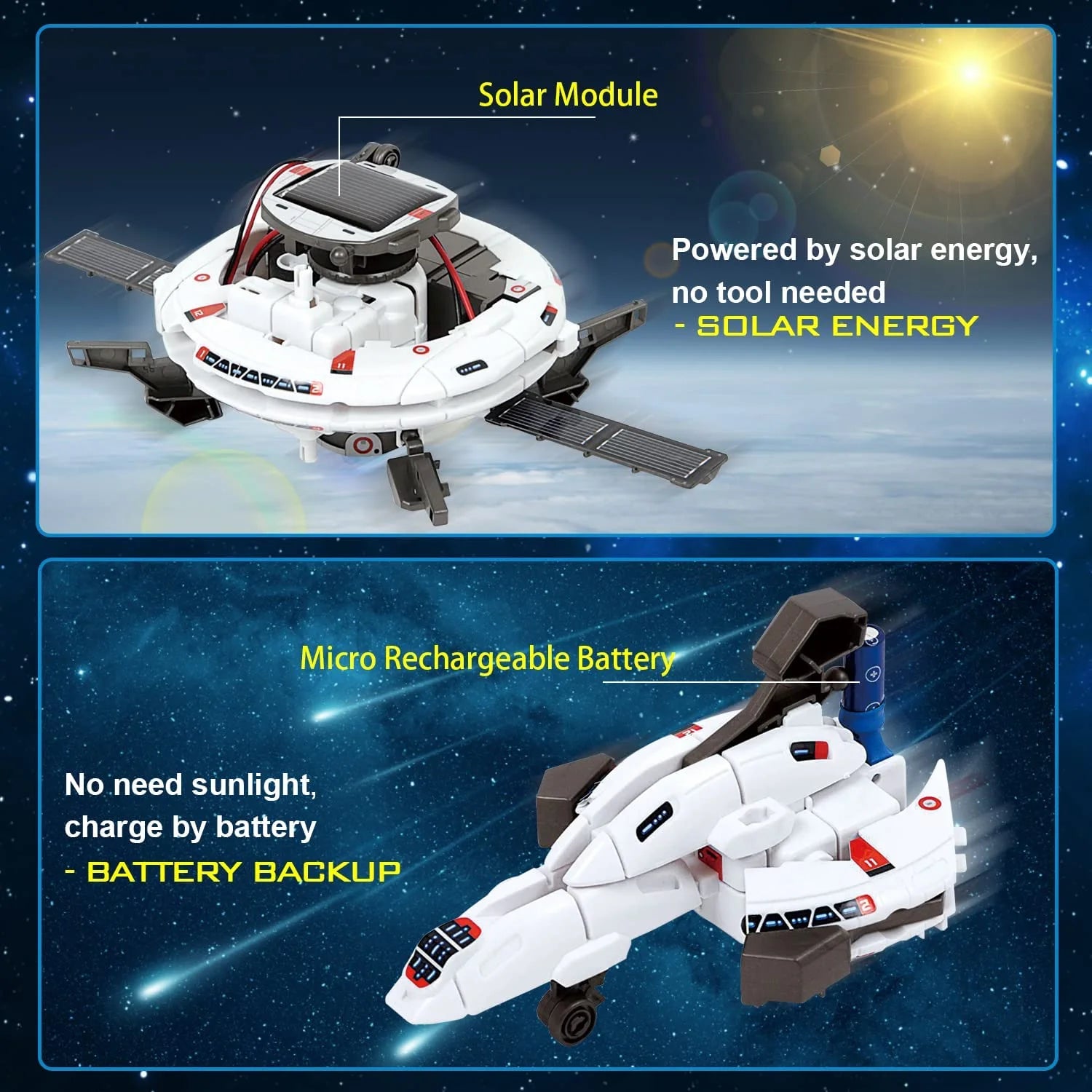 Solar Robot Toys for Kids, STEM Projects 6-In-1 Science Kits DIY Educational Building Toys, Christmas Birthday Gifts for 8+Year