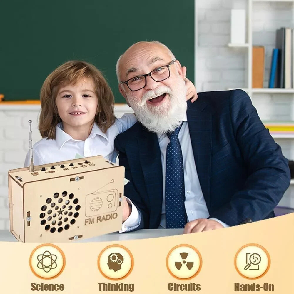 STEM Radio Kit for Kids 6-14 | DIY Electronics, Science & Circuit Project 🎁